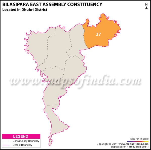 Bilasipara East Assembly Constituency Result Map 2011