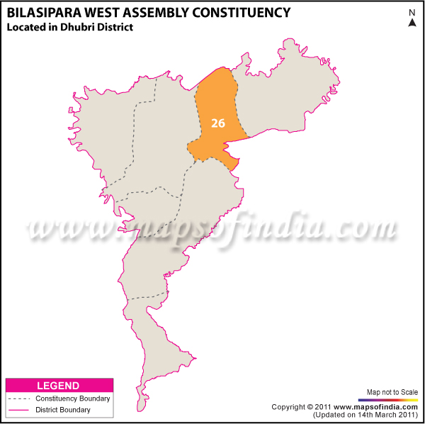 Bilasipara West Assembly Constituency Result Map 2011