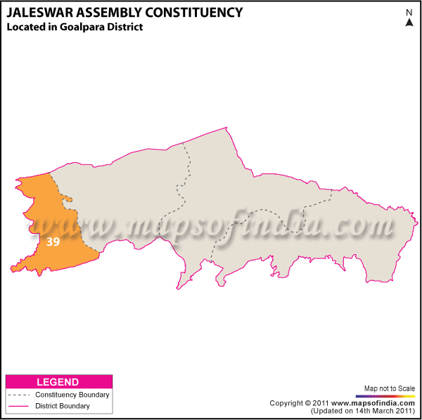 Jaleswar Assembly Constituency Result Map 2011