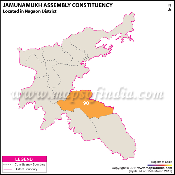 Jamunamukh Assembly Constituency Result Map 2011