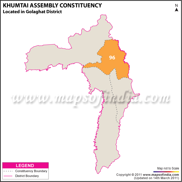 Khumtai Assembly Constituency Result Map 2011