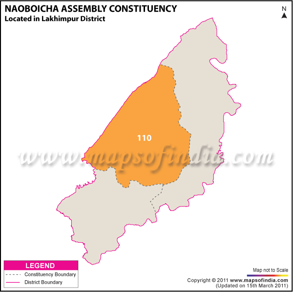 Naoboicha Assembly Constituency Result Map 2011