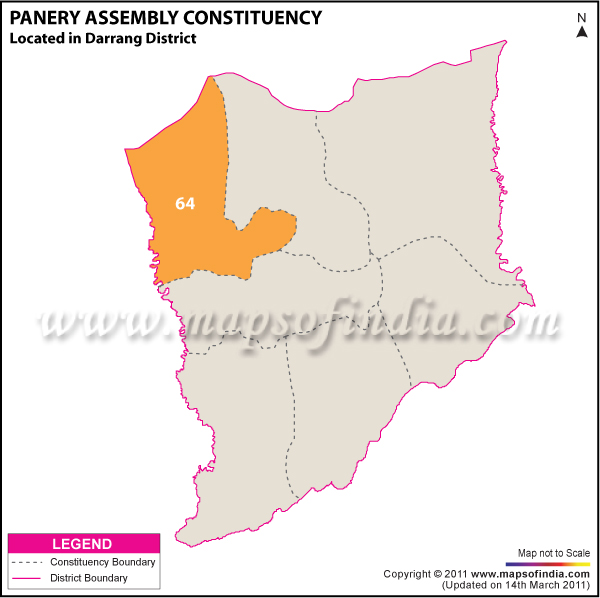 Panery Assembly Constituency Result Map 2011