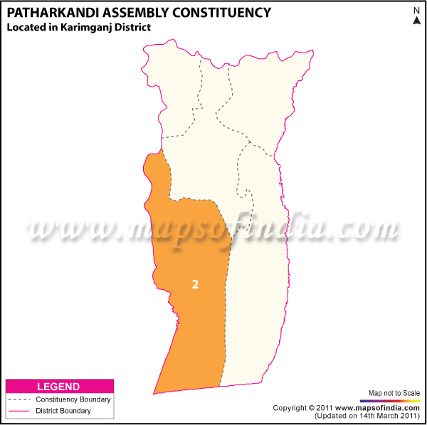 Patharkandi Assembly Constituency Result Map 2011