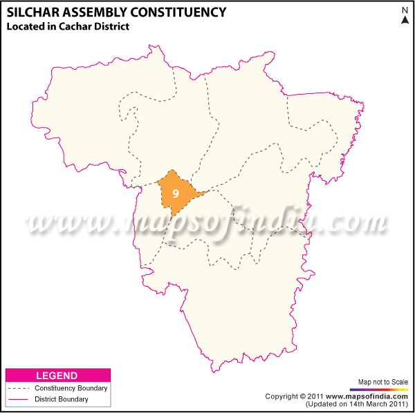 Silchar Assembly Constituency Result Map 2011