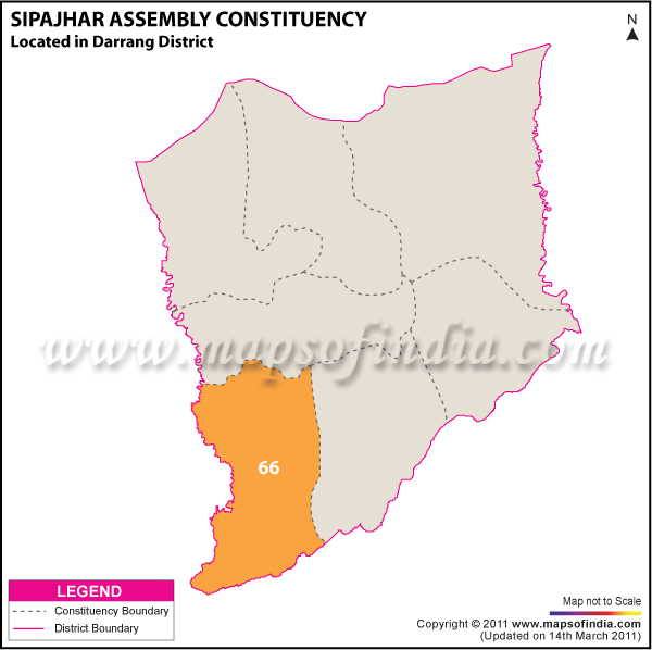 Sipajhar Assembly Constituency Result Map 2011
