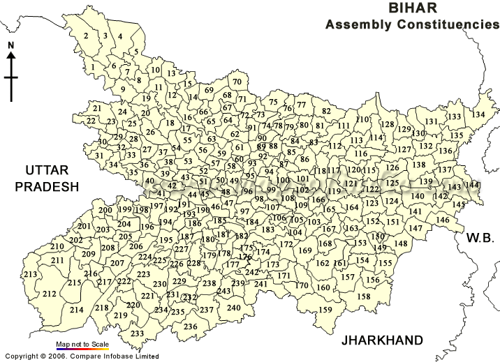 Bihar Assembly Constituency Map