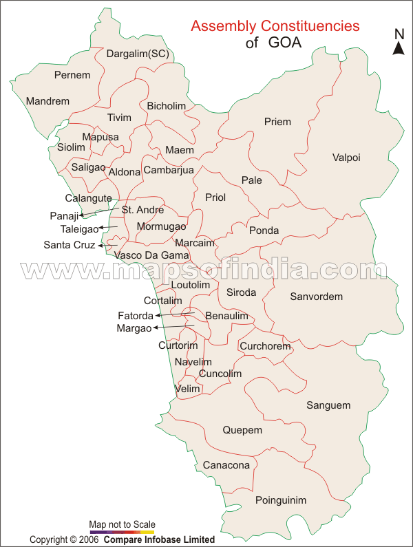 Goa Assembly Constituency Map