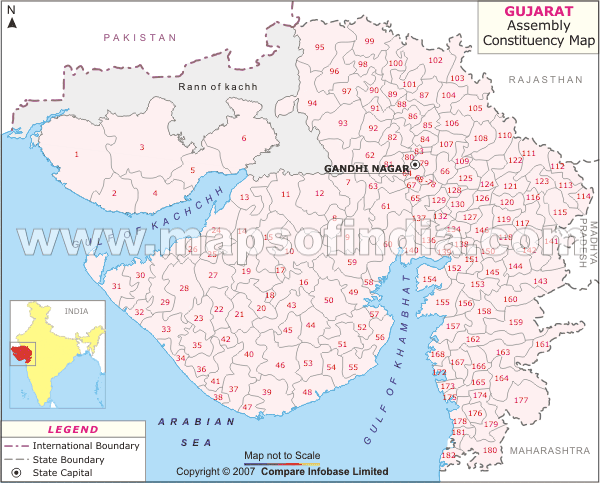 Gujarat Assembly Constituency Map