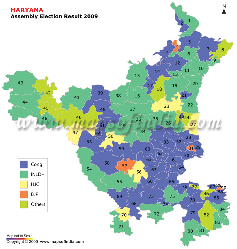 Haryana Assembly Elections Results