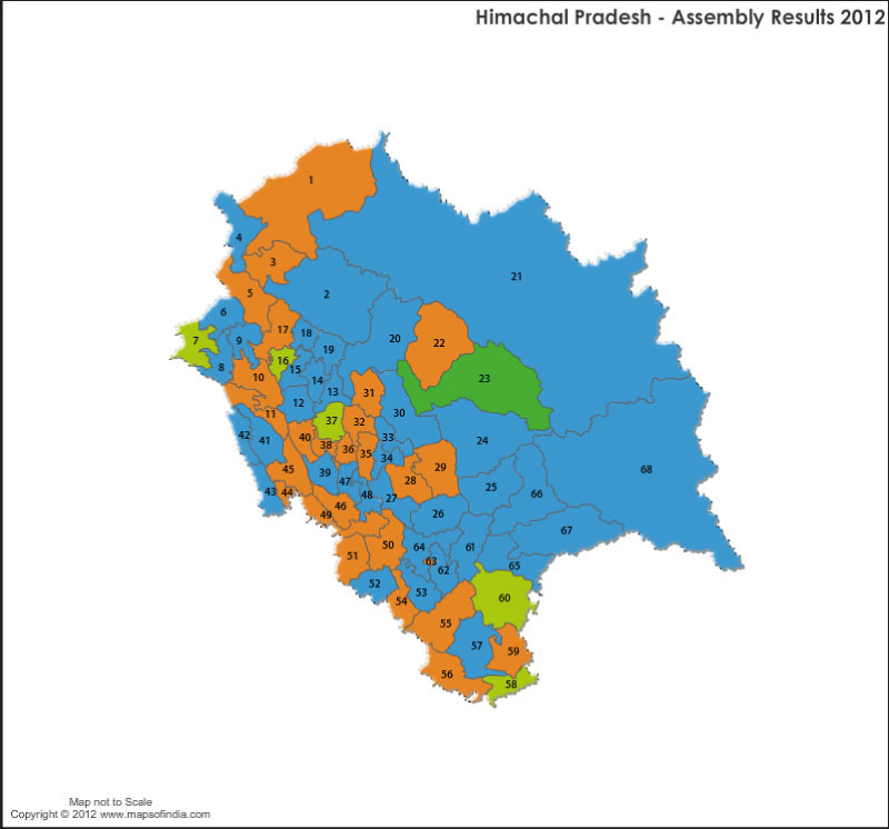 2012 Assembly Results Himachal Pradesh