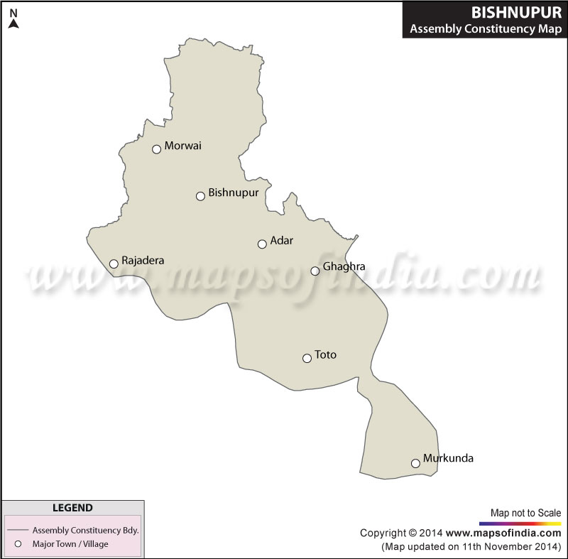 Map of Bishnupur Assembly Constituency