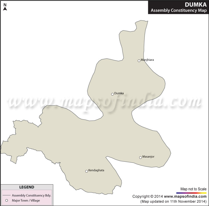 Map of Dumka Assembly Constituency