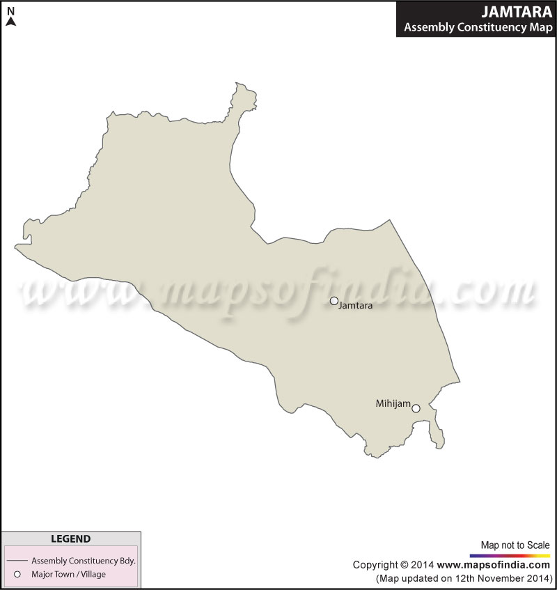 Map of Jamtara Assembly Constituency