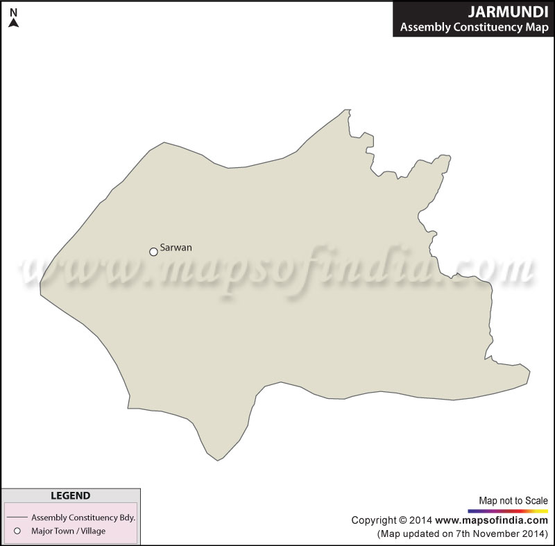 Map of Jarmundi Assembly Constituency