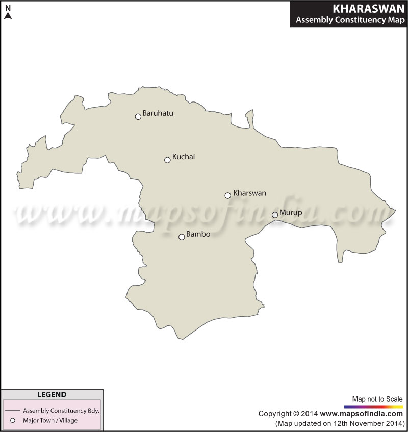 Map of Kharsawan Assembly Constituency