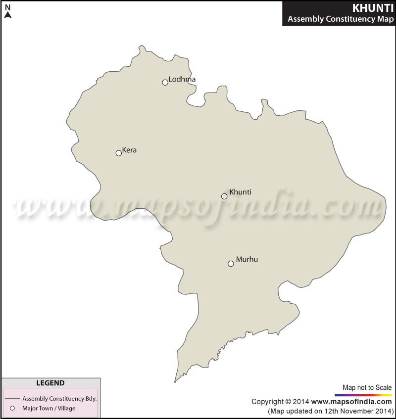 Map of Khunti Assembly Constituency
