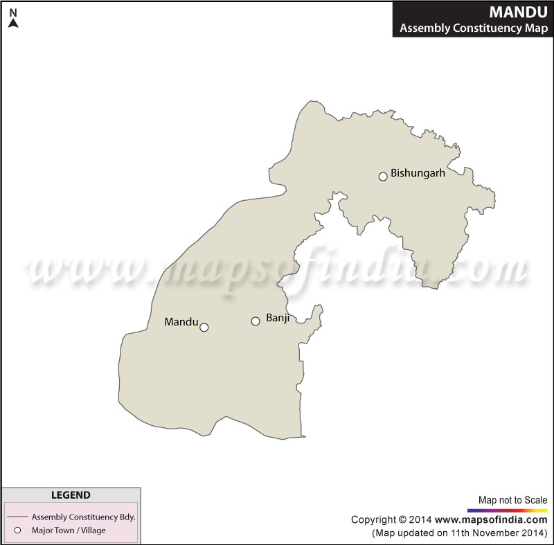 Map of Mandu Assembly Constituency