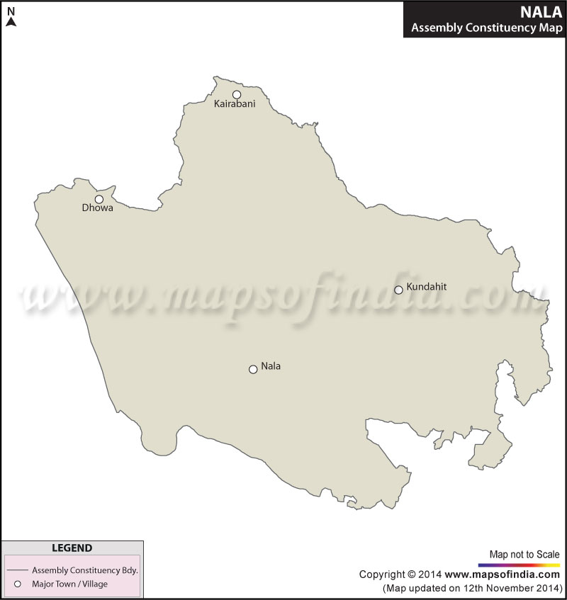 Map of Nala Assembly Constituency