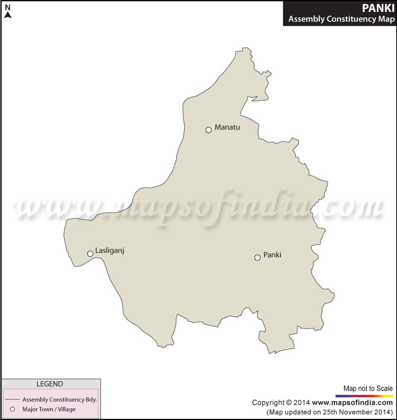 Map of Panki Assembly Constituency