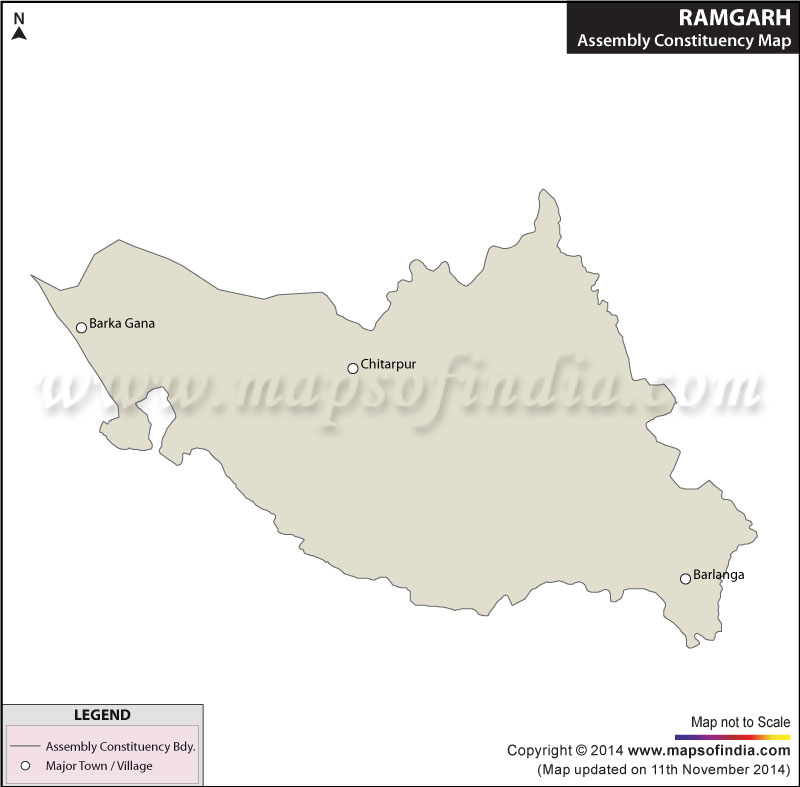 Map of Ramgarh Assembly Constituency