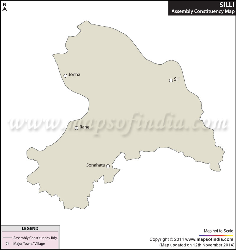 Map of Silli Assembly Constituency