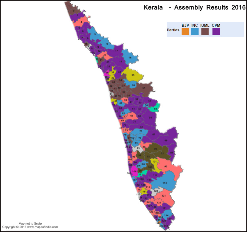 Kerala Assembly Election Results 2016