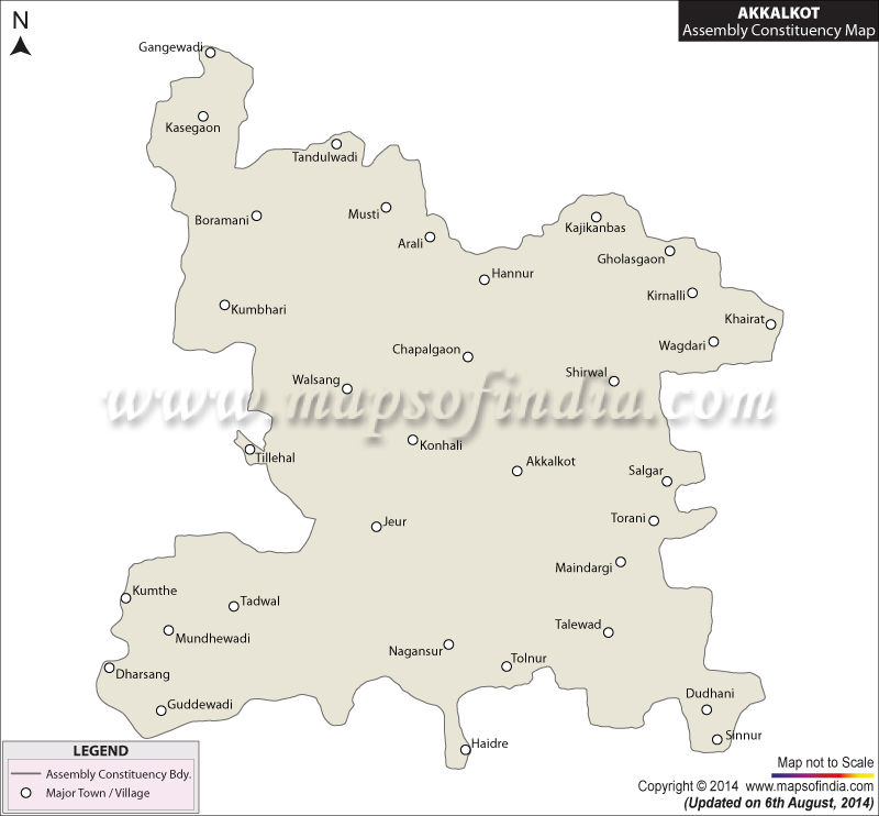 Akkalkot Assembly Constituency Map