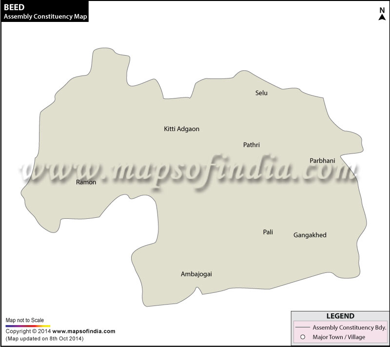 Beed Assembly Constituency Map