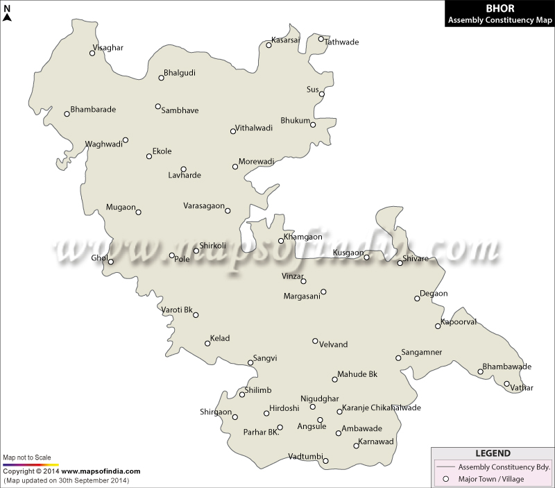 Bhor Assembly Constituency Map