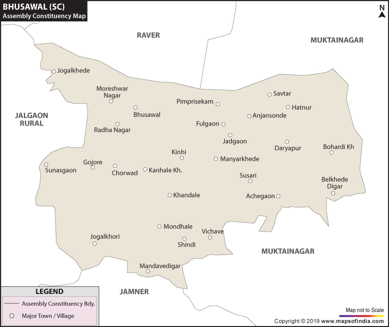 Bhusawal Assembly Constituency Map