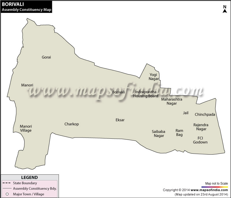 Borivali Assembly Constituency Map