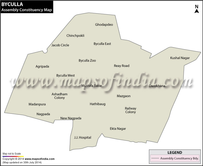 Byculla Assembly Constituency Map