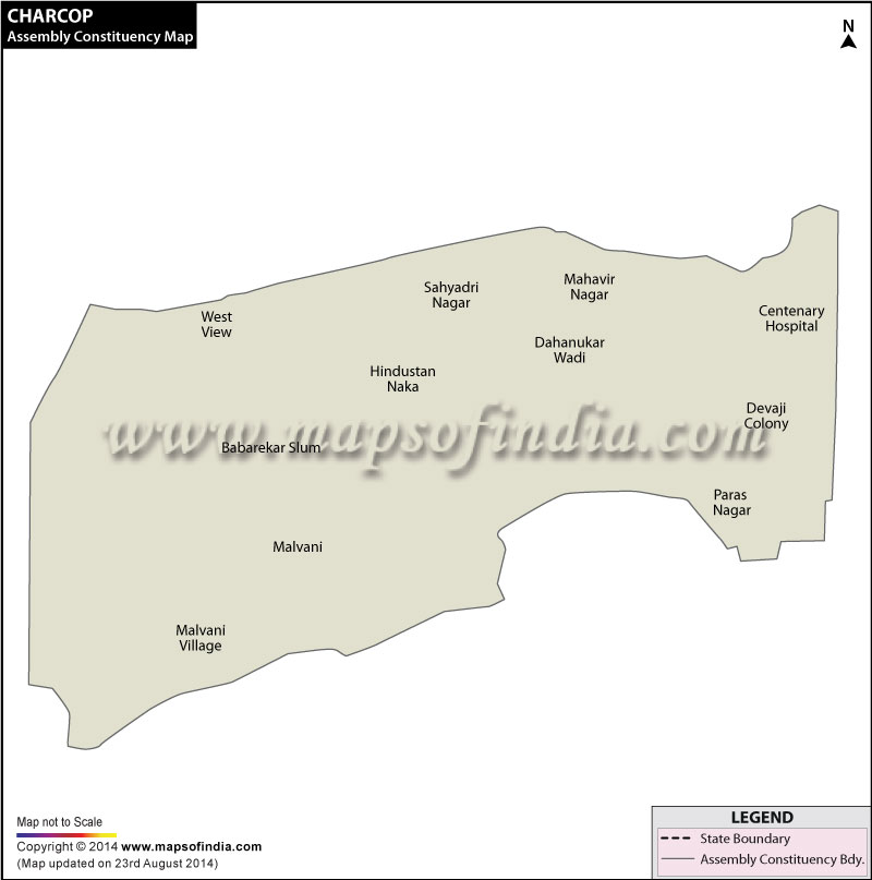 Charkop Assembly Constituency Map