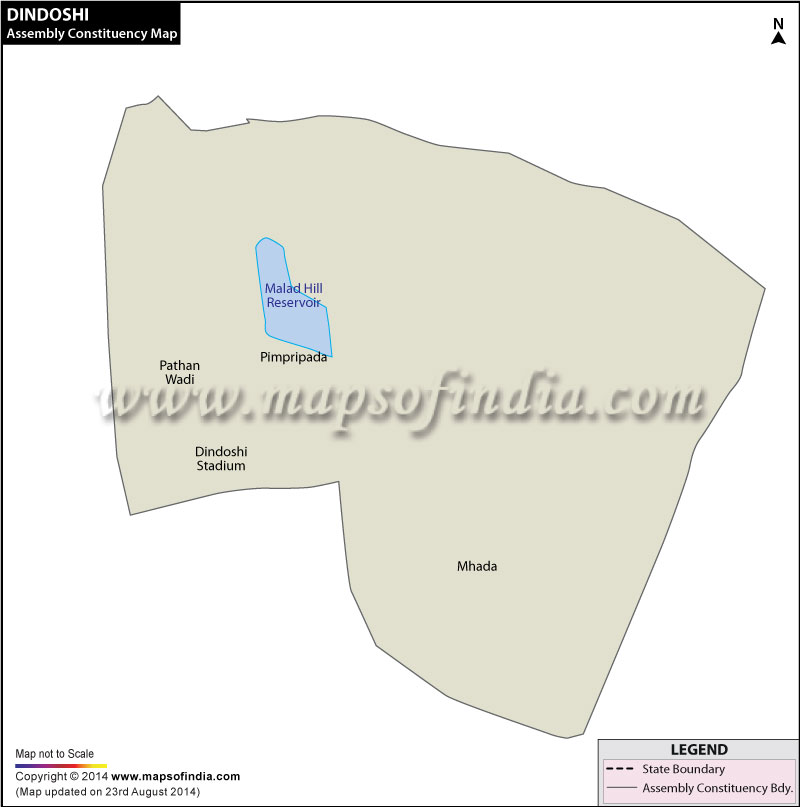 Dindoshi Assembly Constituency Map