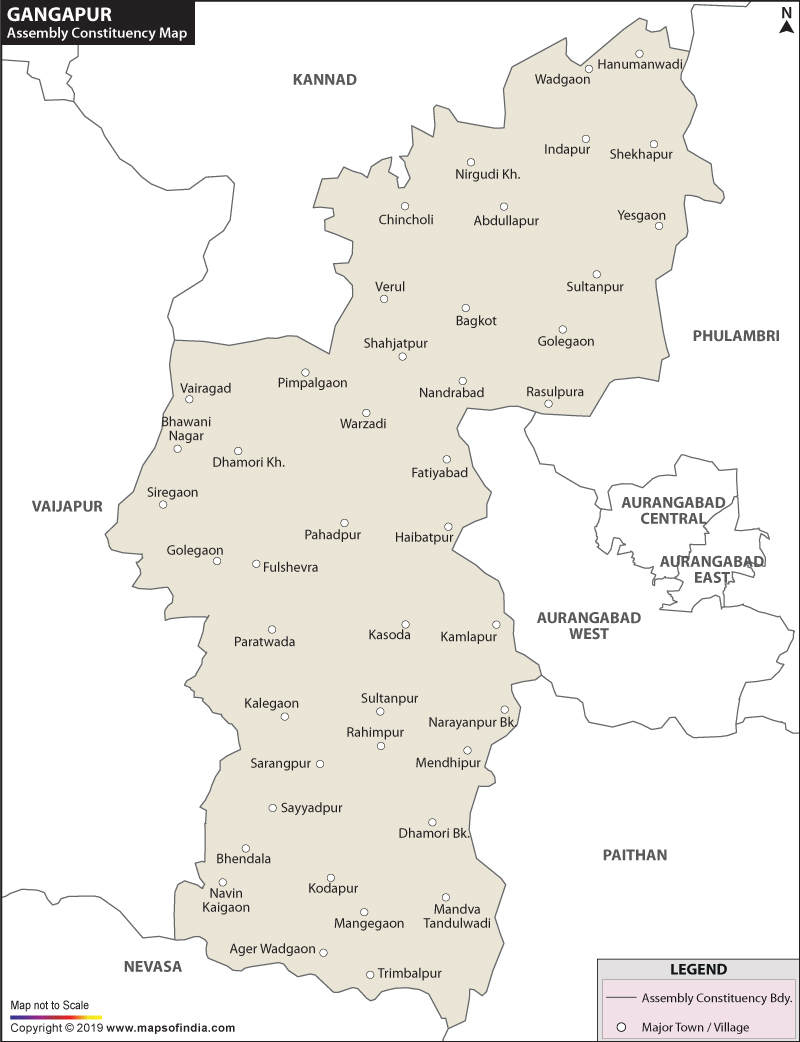 Gangapur Assembly Constituency Map