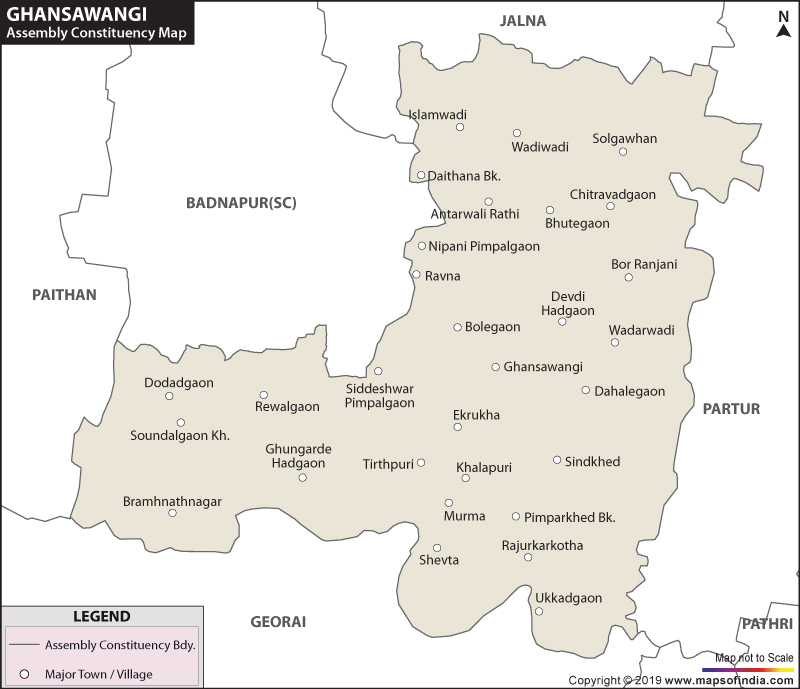 Ghansawangi Assembly Constituency Map