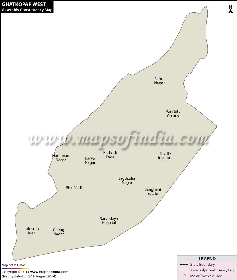 Ghatkopar West Assembly Constituency Map