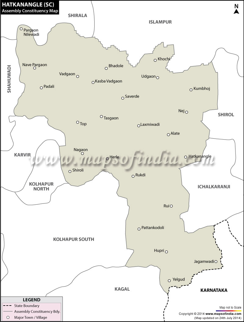 Hatkanangle Assembly Constituency Map