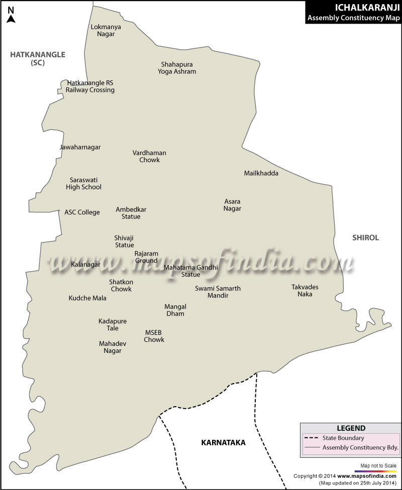 Ichalkaranji Assembly Constituency Map