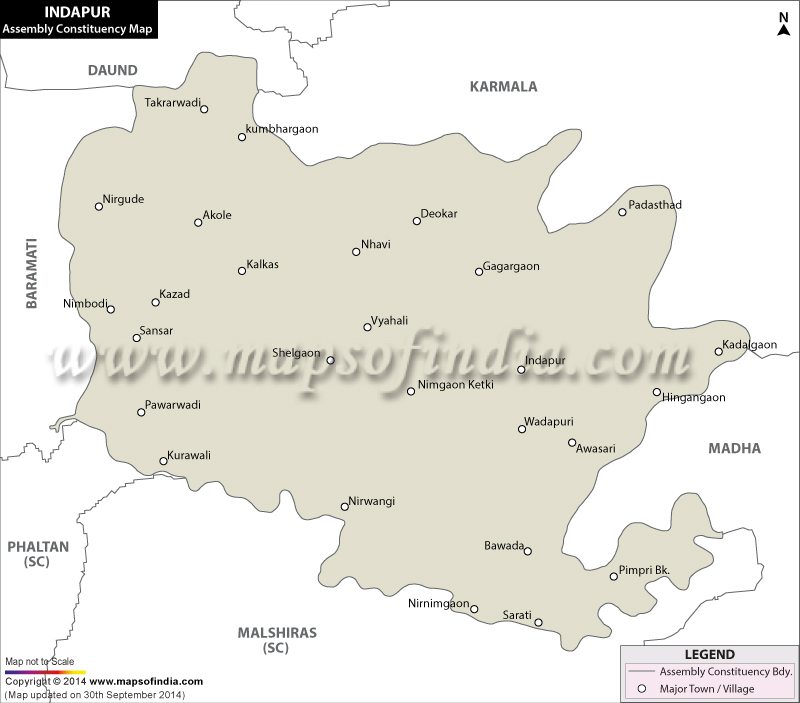 Indapur Assembly Constituency Map