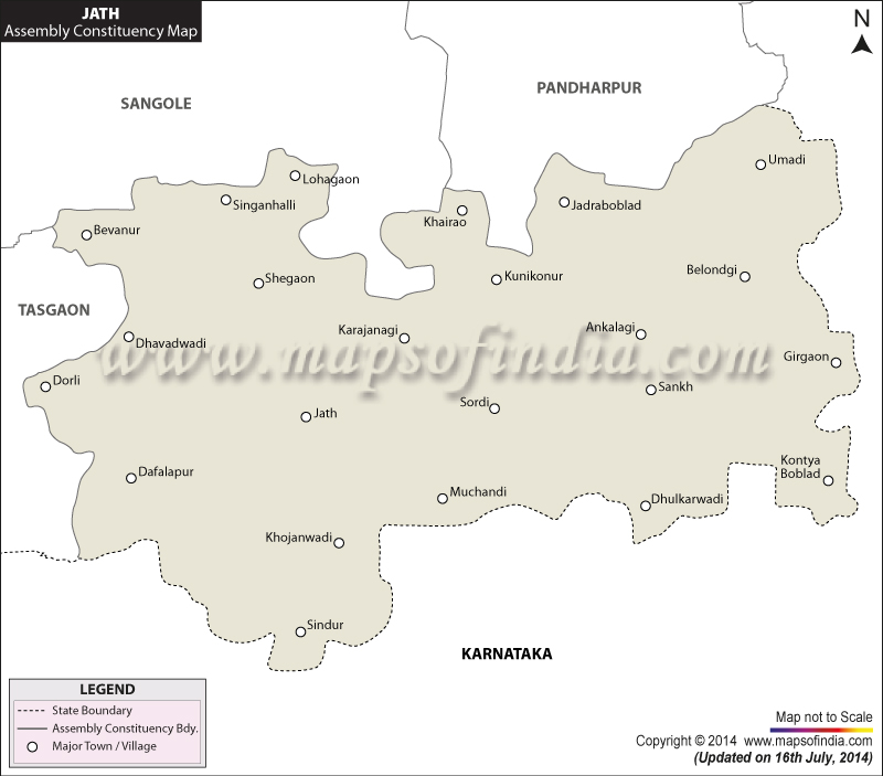 Jat Assembly Constituency Map