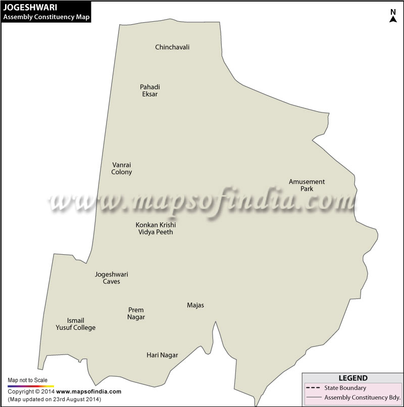 Jogeshwari East Assembly Constituency Map