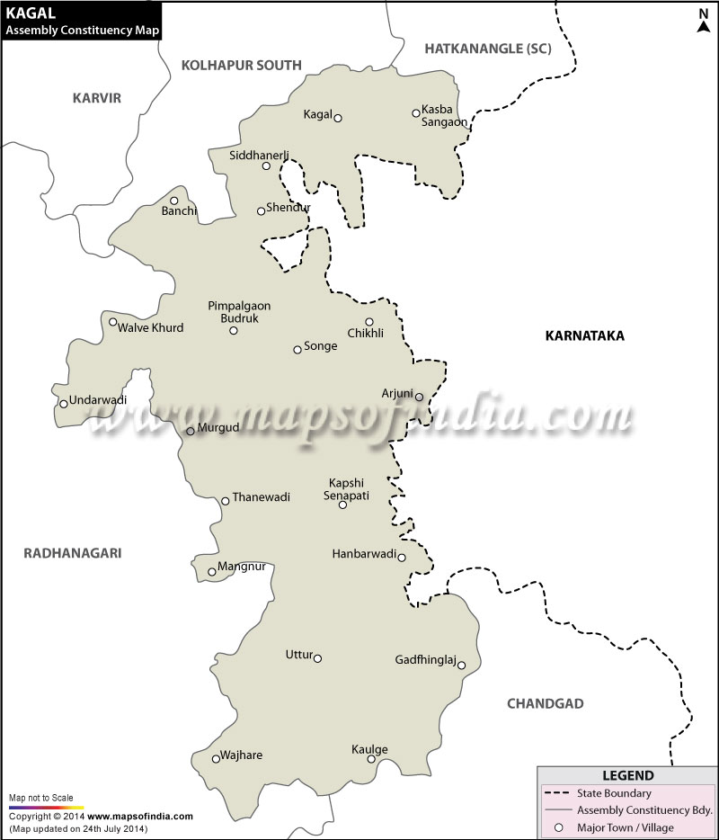 Kagal Assembly Constituency Map
