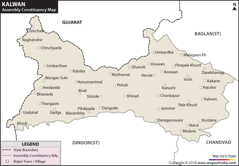Kalwan Assembly Constituency Map