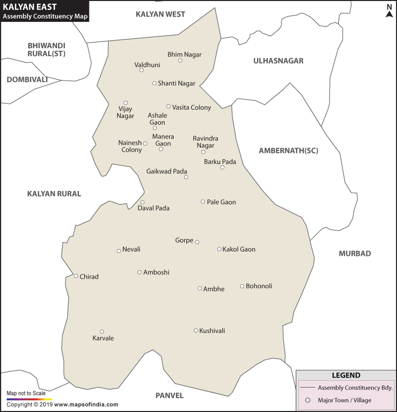 Kalyan East Assembly Constituency Map