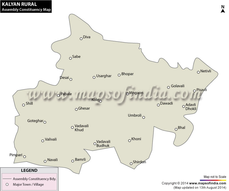 Kalyan Rural Assembly Constituency Map