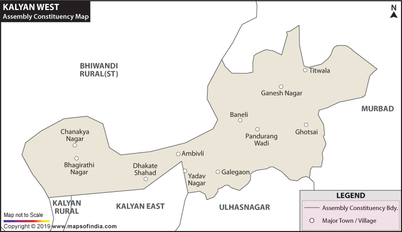 Kalyan West Assembly Constituency Map