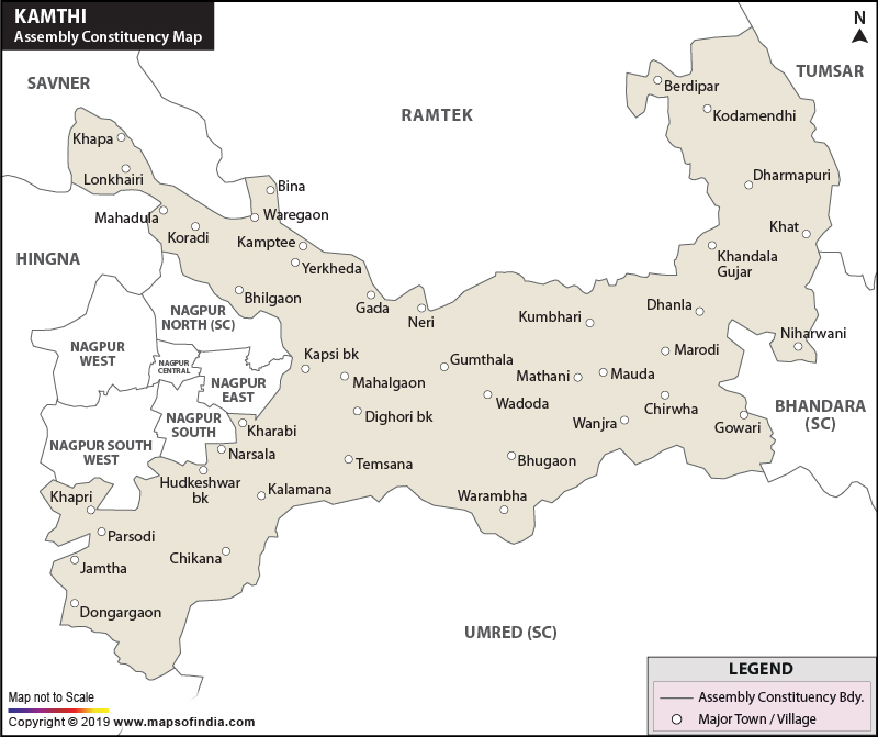 Kamthi Assembly Constituency Map