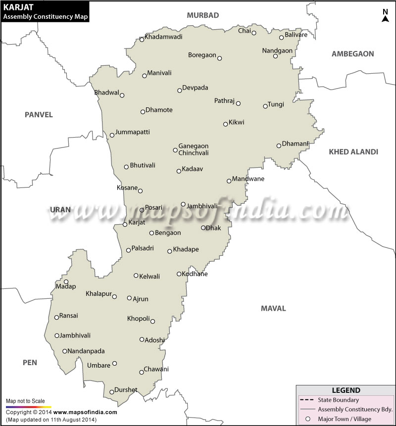 Karjat Assembly Constituency Map